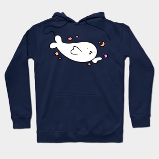 Stars and Moon Baby Harp Seal Hoodie